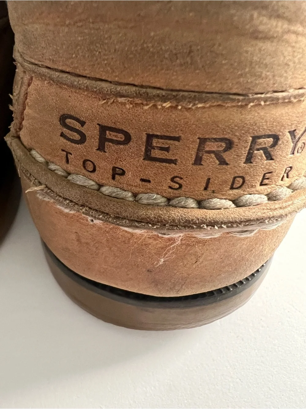 Sperry Authentic Leather Boat Shoe Size 8